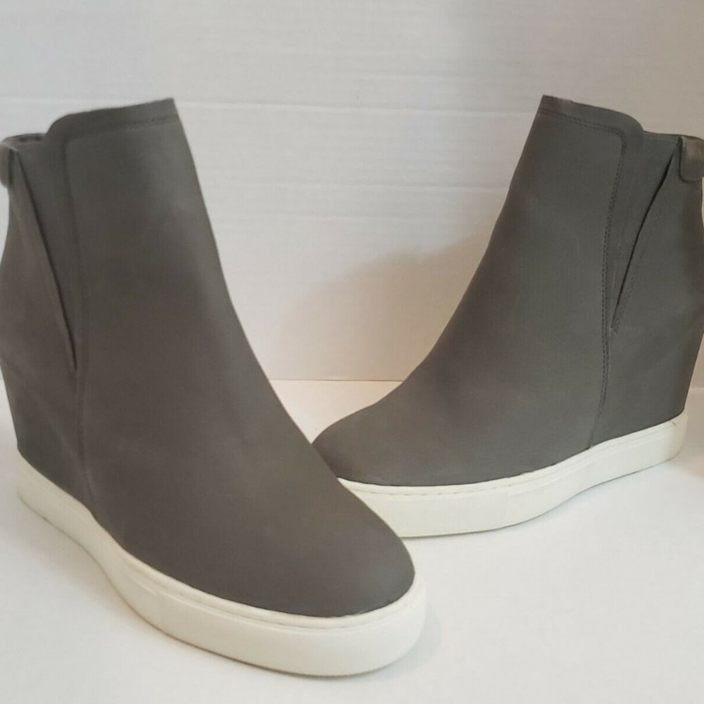 Kenneth Cole New York Leather Kam Wedge 8M Cement